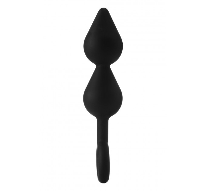 Анальная пробка с кольцом двойная Dream Toys FANTASSTIC XL