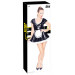 Костюм горничной Black Level Vinyl Maid's Dress из винила, черно-белый, M