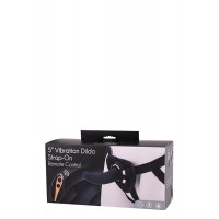 Dt51128 Страпон жіночий з пультом управління Seven Creations DILDO STRAP-ON BLACK