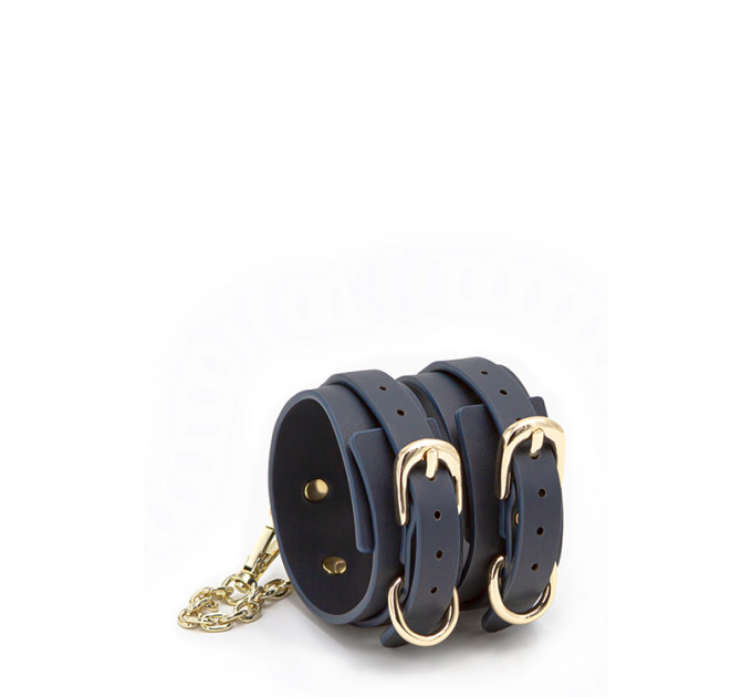 Наручники BONDAGE COUTURE ANKLE CUFF BLUE