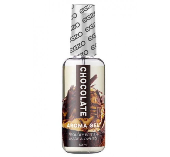 Съедобный гель-лубрикант EGZO AROMA GEL - Шоколад, 50 мл