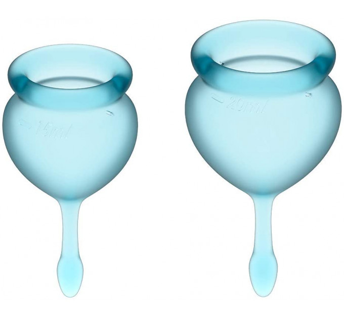 Менструальные чаши Satisfyer Feel good Menstrual Cup light blue