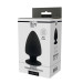 Термоактивна анальна пробка PREMIUM SILICONE PLUG L BLACK