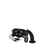 Dt51128 Страпон жіночий з пультом управління Seven Creations DILDO STRAP-ON BLACK