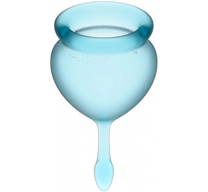 Менструальные чаши Satisfyer Feel good Menstrual Cup light blue