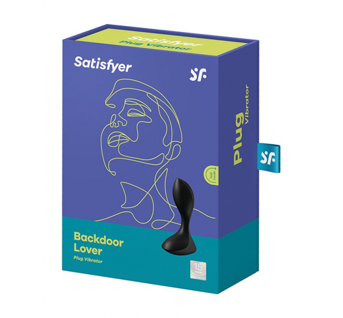 Анальна пробка з вібрацією Satisfyer Backdoor Lover, чорний