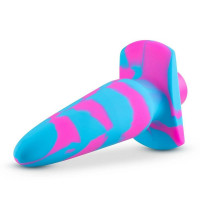 Анальний віброплаг Avant Vibrotize Fuchsia рожево-блакитний, 12.7 х 3.1 см
