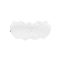Атласна Маска для очей біла Amor Blanco eye mask white O/S