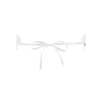 Атласна Маска для очей біла Amor Blanco eye mask white O/S