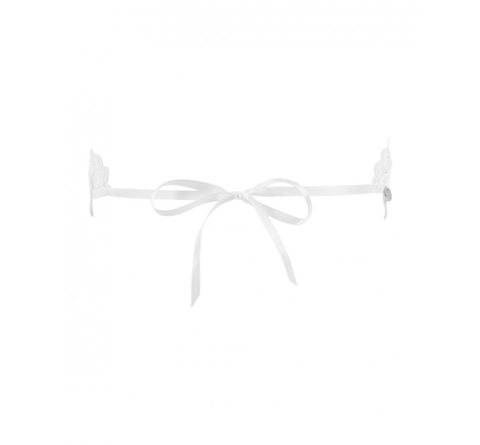 Атласна Маска для очей біла Amor Blanco eye mask white O/S