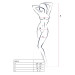 Бодистокинг BS014 Black Passion, крупная сетка, черный, S/L