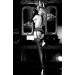 Панчохи самофіксуючі Ballerina's Secret з мереживним верхом, чорні, L/XL