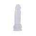 Фаллоимитатор с яичками Chisa Hi-Rubber 7.0 Inch Dildo на присоске, прозрачный
