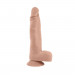 Фалломитатор реалистичный с мошонкой Chisa T-skin ReaL Dick Boy на присоске, бежевый, 22 см.