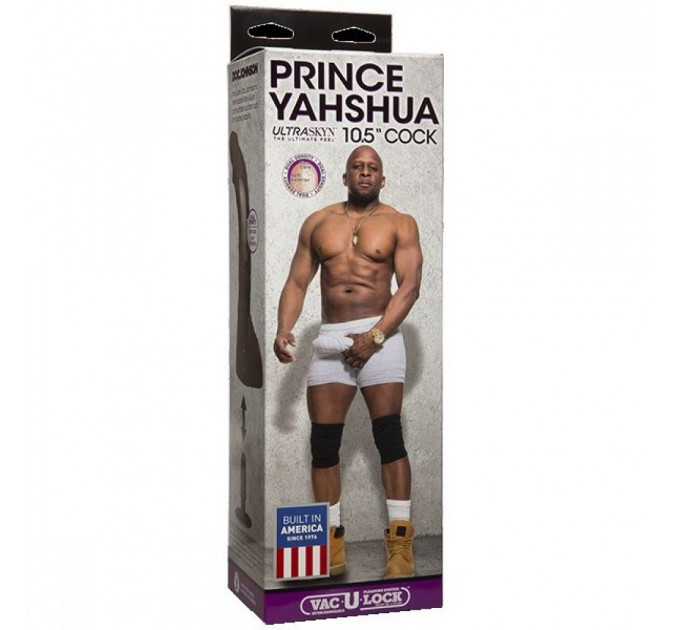 Фаллоимитатор Doc Johnson Prince Yahshua Ultraskyn 10.5" Cock - Chocolate