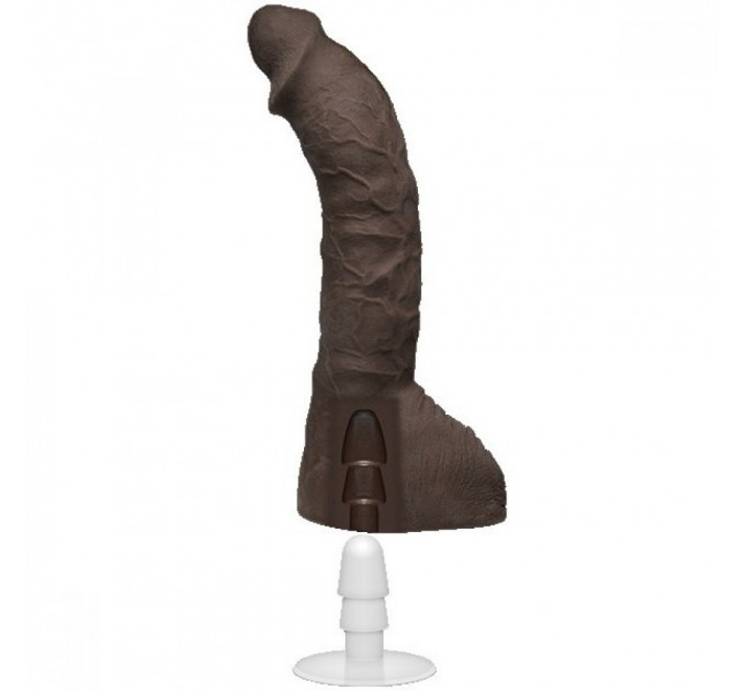 Фаллоимитатор Doc Johnson Prince Yahshua Ultraskyn 10.5" Cock - Chocolate