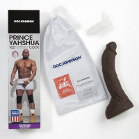 Фалоімітатор гігант Doc Johnson Prince Yahshua Ultraskyn 10.5" Cock - Chocolate
