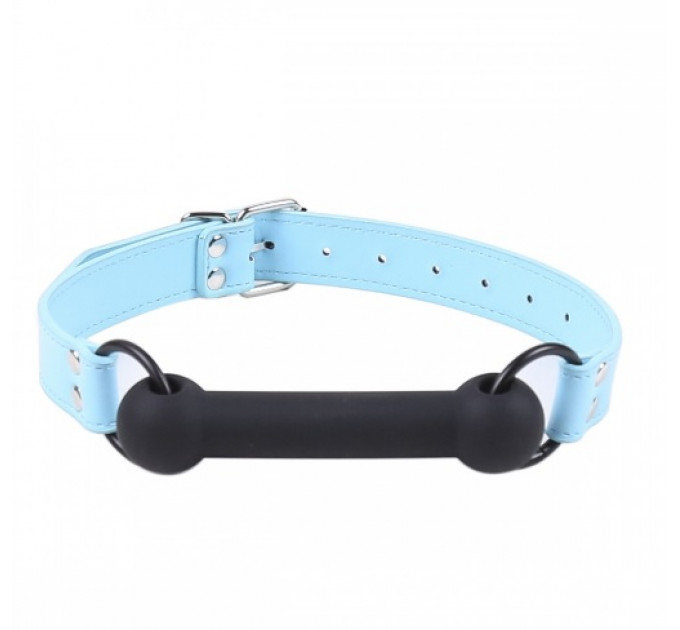 Кляп DS Fetish Mouth silicone gag blue