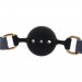 Кляп шар силиконовый NS Novelties Bondage Couture Ball, черно-синий