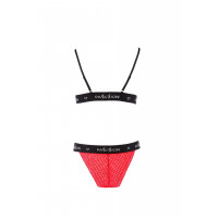 Комплект білизни GLAMISS SET red/black S/M - Passion
