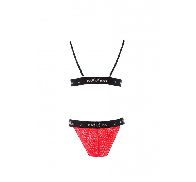 Комплект белья GLAMISS SET red/black S/M - Passion