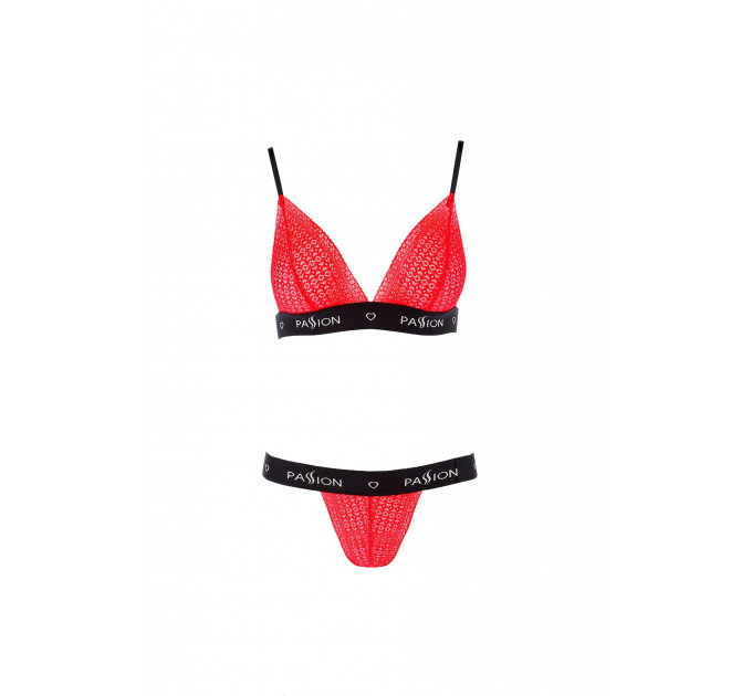 Комплект белья GLAMISS SET red/black S/M - Passion