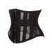 Корсет из сетки Star Night Steel Bones Grid Corsets с крючками и шнуровкой, черный, S (без коробки)