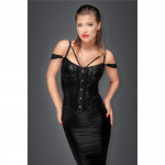Корсет с гипюром F159 Noir Handmade M