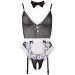 Ролевой костюм горничной Cottelli Collection Maid Body 3 предмета, M
