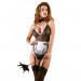 Ролевой костюм горничной Cottelli Collection Maid Body 3 предмета, M