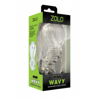 Мастурбатор прозорий ZOLO GRIPZ WAVY
