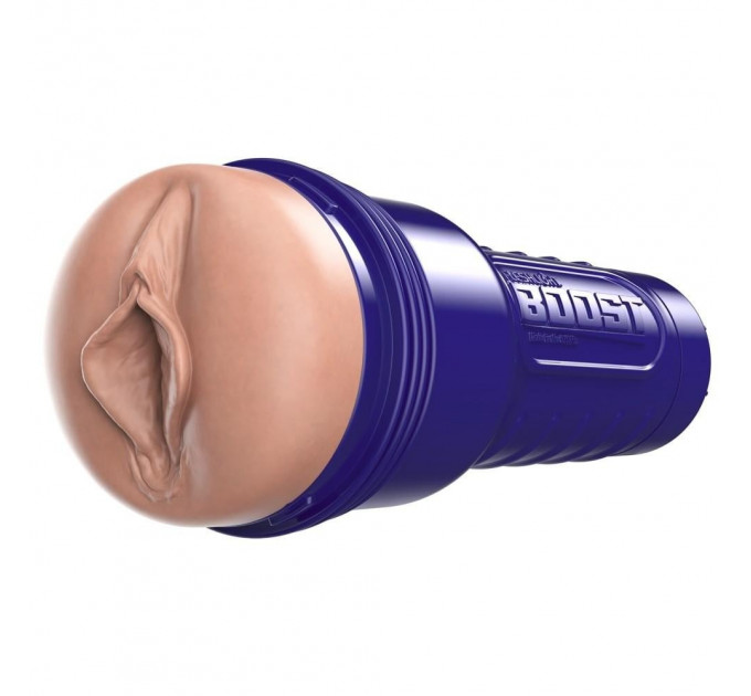 Мастурбатор в колбе Fleshlight - Boost Bang Light Medium Flesh