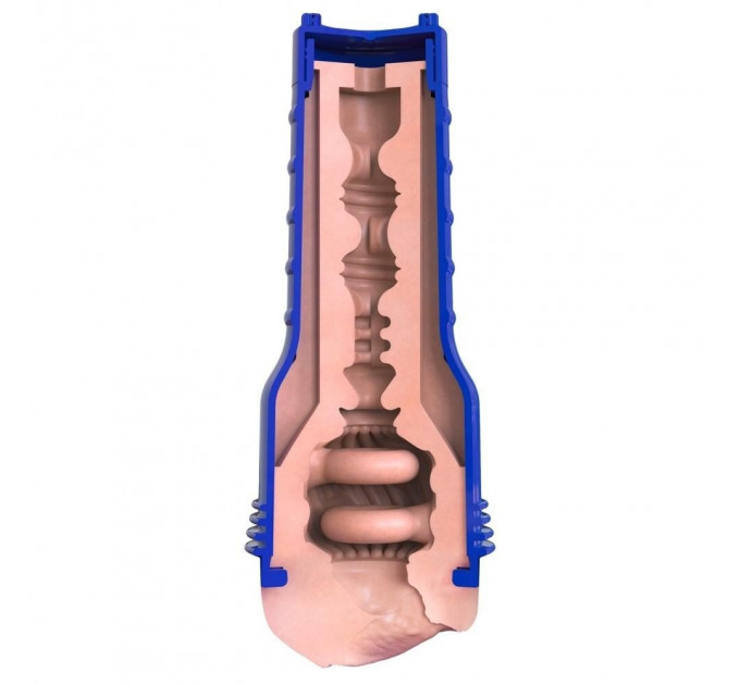 Мастурбатор в колбе Fleshlight - Boost Bang Light Medium Flesh