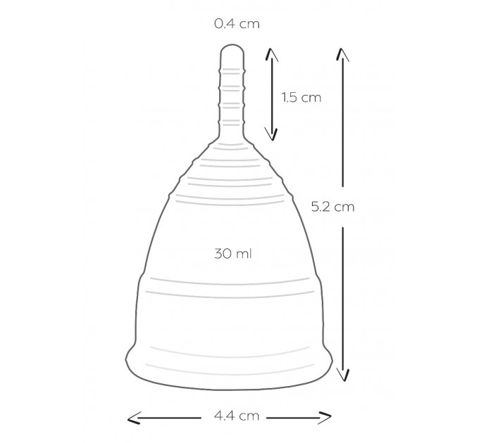 Менструальные чаши Mae B Intimate Health 2 Large Menstrual Cups