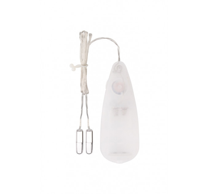 Мини-вибропули CHISA Hi-Basic Mini Twins Bullets на проводном пультом, серебристые