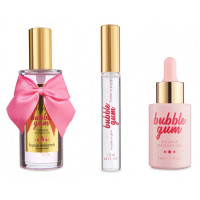 Набор Bijoux Bubblegum (массажное масло, массажный гель,блеск на губ) с ароматом жевательной резинки