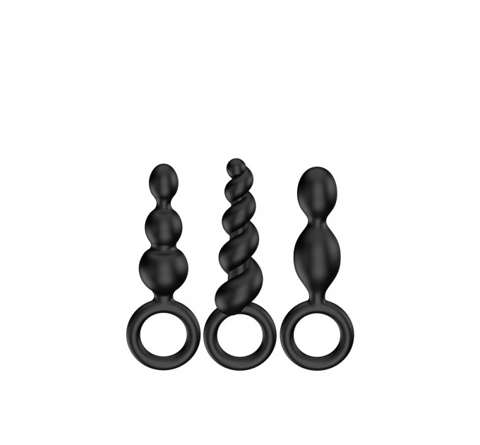 Набор анальных цепочек Satisfyer Booty Call set of 3 Black