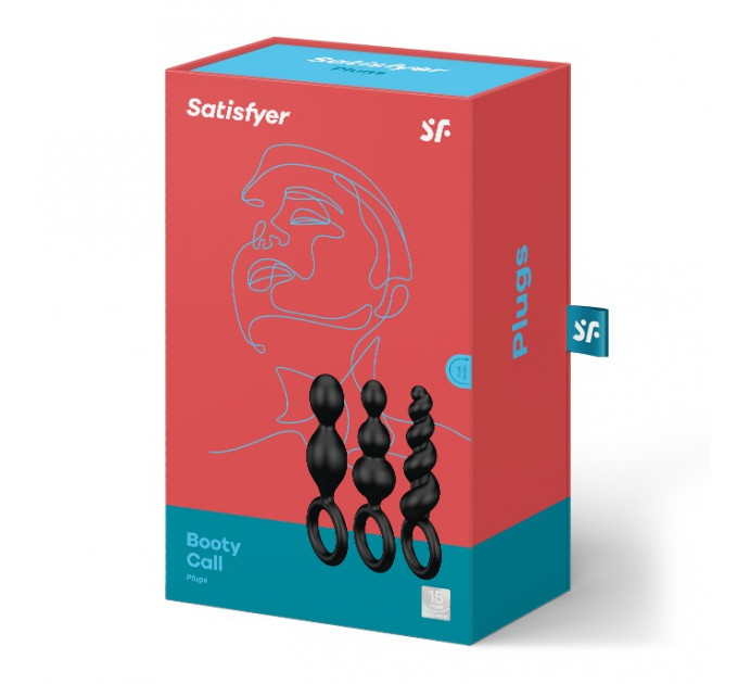 Набор анальных цепочек Satisfyer Booty Call set of 3 Black