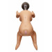 Надувная кукла с мастурбатором в форме вагины и ануса CalExotic Back Door Babe Love Doll, бежевый