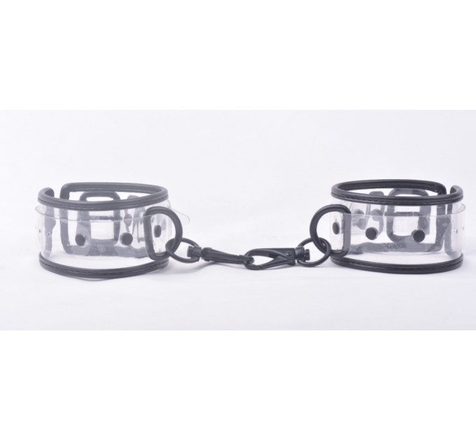 Наручники DS Fetish Wrist restraints transparent