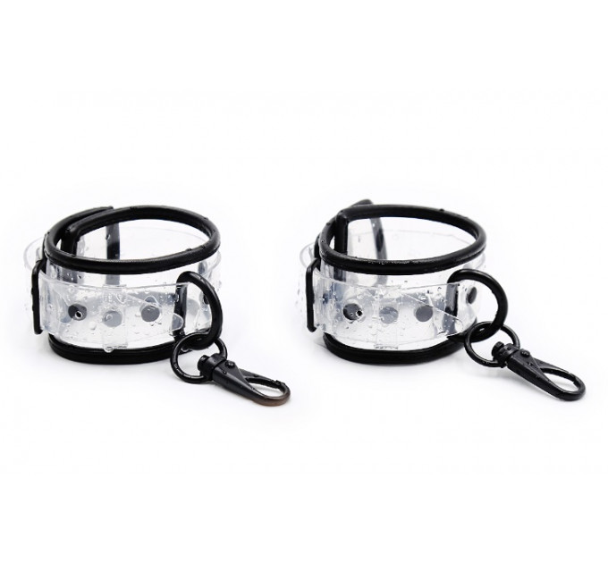 Наручники DS Fetish Wrist restraints transparent