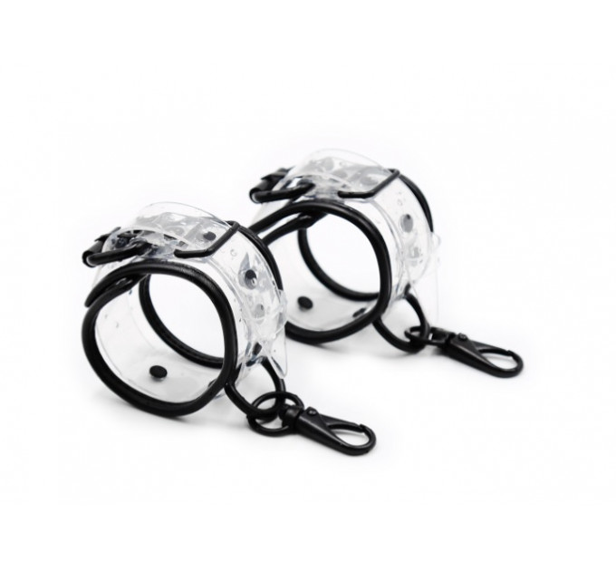 Наручники DS Fetish Wrist restraints transparent