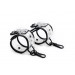 Наручники DS Fetish Wrist restraints transparent