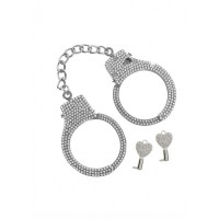Наручники з камінням Diamond Wrist Cuffs Silver Taboom