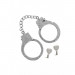 Наручники с камнями Diamond Wrist Cuffs Silver Taboom