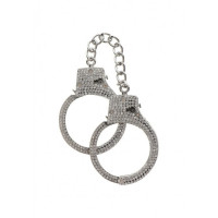 Наручники з камінням Diamond Wrist Cuffs Silver Taboom