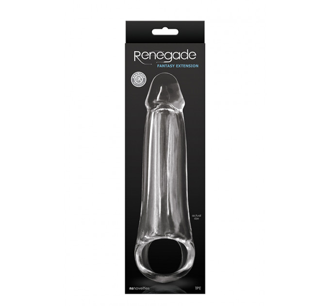 Насадка на пеніс RENEGADE FANTASY EXTENSION LG CLEAR