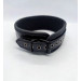 Ошейник с поводком DS Fetish Collar with leash black iron
