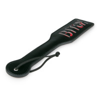 Паддл з написом Bitch від Easy Toys, чорний з червоним, 33 см