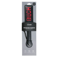 Паддл з написом Bitch від Easy Toys, чорний з червоним, 33 см